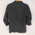 ザラ ZARA ブラック ギャザー ロールアップ スリーブジャケット レディース import:M