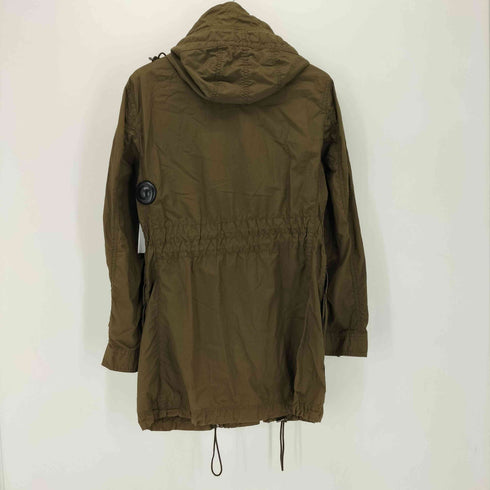 バーバリーブラックレーベル BURBERRY BLACK LABEL リネン混 モッズコート メンズ JPN:M
