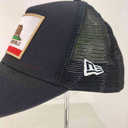ニューエラ NEW ERA 州旗ロゴ刺繍 6パネル メッシュキャップ レディース