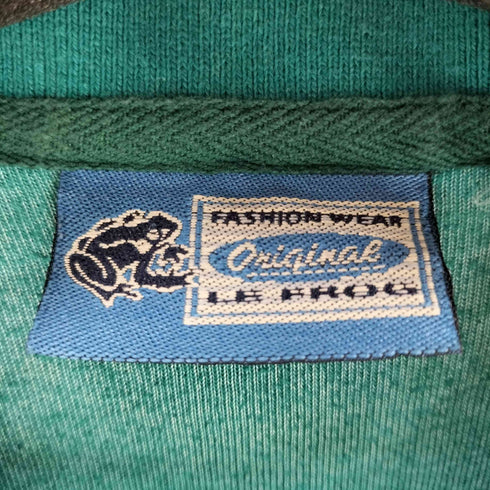 LE FROG 90s ベロアハーフジッププルオーバー メンズ L