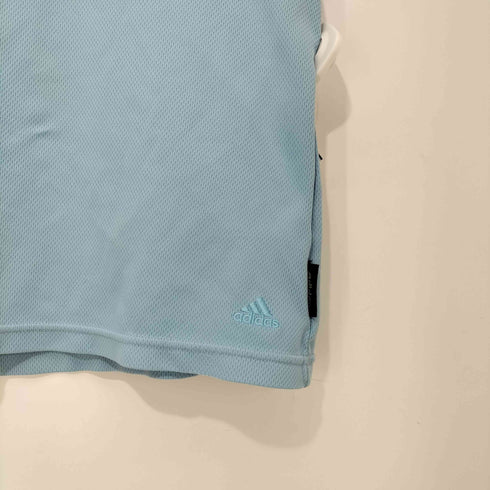 アディダス adidas 00s Y2K CLIMALITE Vネック リンガー メッシュ S/S Tシャツ レディース JPN:M
