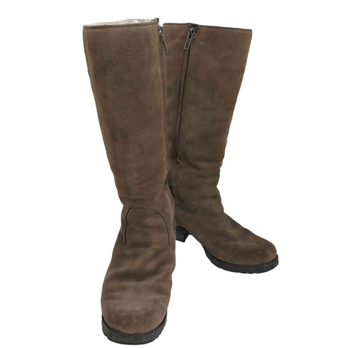 アグ UGG サイドジップ ムートン ロングブーツ レディース JPN:22