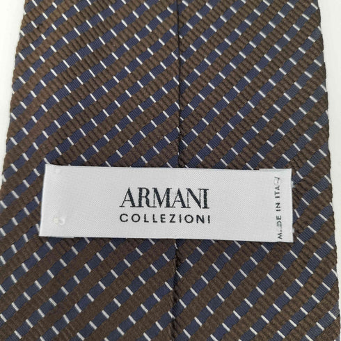 アルマーニコレツィオーニ ARMANI COLLEZIONI イタリア製 総柄 シルクネクタイ メンズ