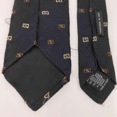 ジョルジオアルマーニ Giorgio Armani CLASSICO 総柄 レーヨンシルクネクタイ メンズ