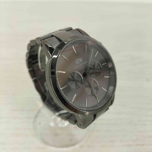 ダニエルウェリントン Daniel Wellington Iconic Chronograph Link Graphite メンズ