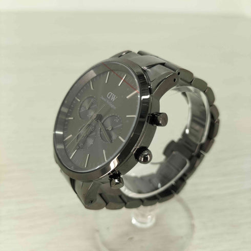 ダニエルウェリントン Daniel Wellington Iconic Chronograph Link Graphite メンズ