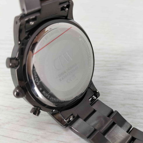 ダニエルウェリントン Daniel Wellington Iconic Chronograph Link Graphite メンズ