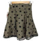 マリークワント MARY QUANT プリントバックレースアップミニスカート レディース JPN:M