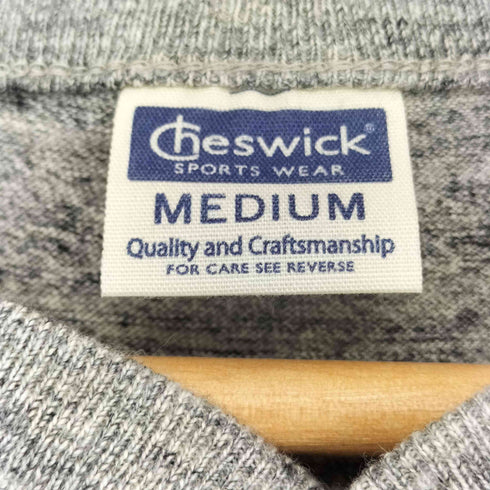 チェスウィック Cheswick ベースボール刺繍 ヘンリーネック カットソー メンズ JPN:M
