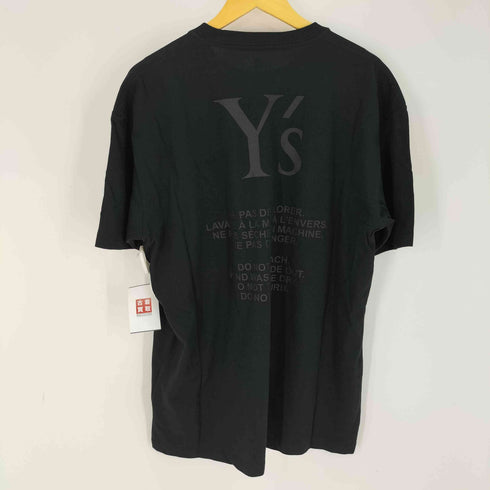 ワイズ Ys LOGO S/S COTTON TEE メンズ import:XXL