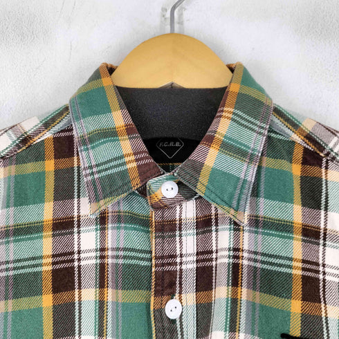 エフシーレアルブリストル F.C.Real Bristol チェーンステッチ チェック柄 ヘビーフランネルシャツ メンズ JPN:S
