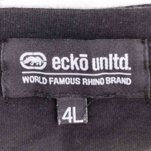 エコーアンリミテッド ECKO UNLTD 両面プリント クルーネックTシャツ B系 メンズ 4L