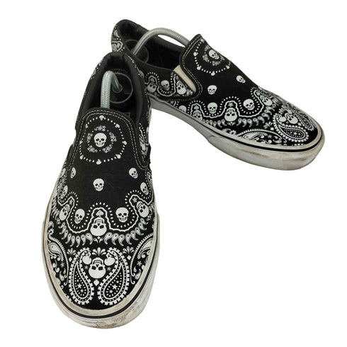 バンズ VANS Slip-On Classic スカルペイズリー メンズ JPN:26