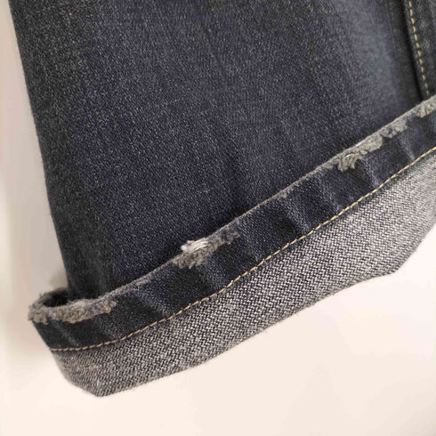 ディーゼルインダストリー Diesel Industry 90-00S OLD Dロゴ 刺繍 ボタンフライ ワイドレッグ フレア デニム パンツ Y2K メンズ 33