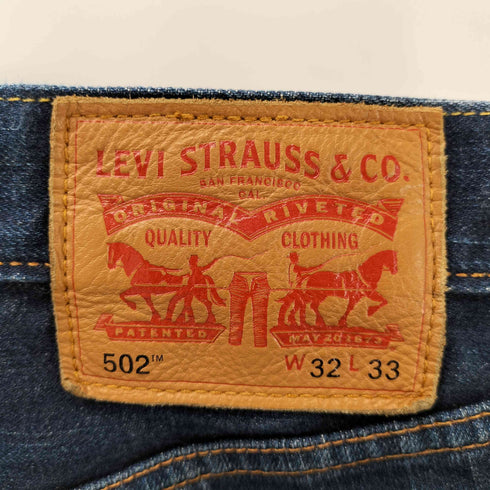 リーバイス Levis 502 ストレート デニム パンツ ボタン裏 4459 刻印 メンズ W32 L33