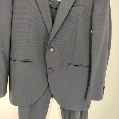 スーツカンパニー THE SUIT COMPANY FILO D'ORO チェック柄 2B スーツ セットアップ メンズ 175cm