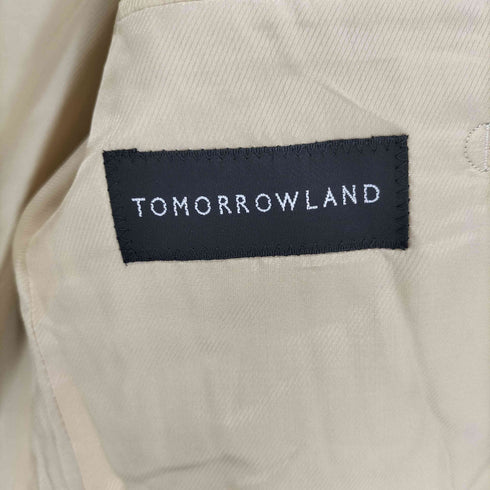 トゥモローランド TOMORROWLAND 100%カシミヤ チェック柄 テーラードジャケット メンズ