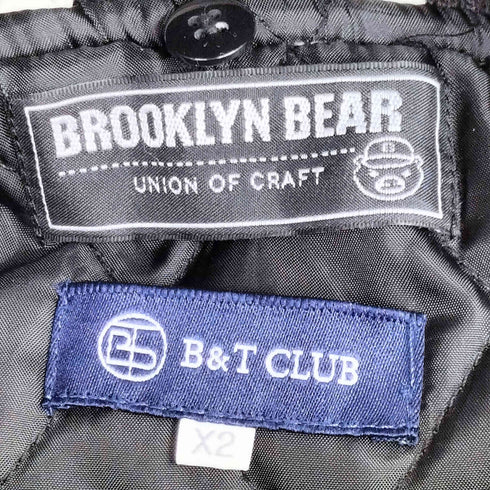 BLOOKLYN BEAR フードドッキング スタジャン メンズ x2