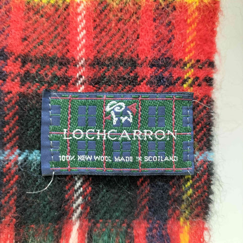 LOCHCARRON タータンチェックウールマフラー レディース