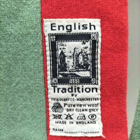 English Tradition イングランド製 マルチカラー スクールマフラー レディース