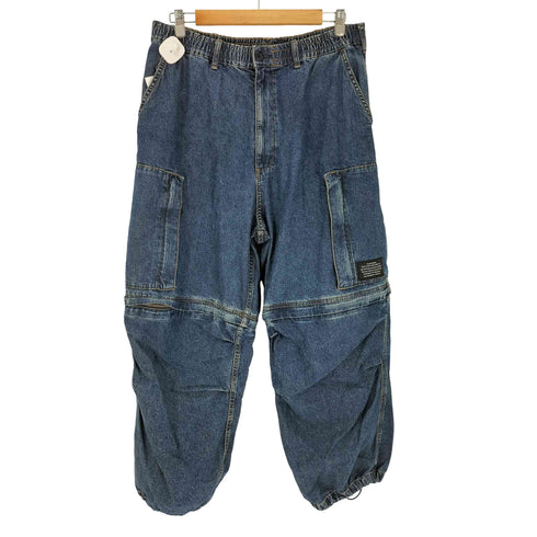 ジーユー GU デニムコンバーチブルワイドカーゴパンツ レディース JPN:XL