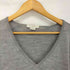 ジョンスメドレー JOHN SMEDLEY 英国製 ウール Vネック ニット レディース S