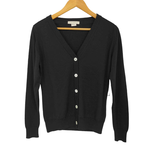 ジョンスメドレー JOHN SMEDLEY 英国製 ウール Vネック カーディガン レディース M