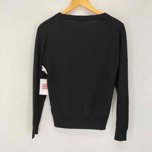 ジョンスメドレー JOHN SMEDLEY 英国製 ウール Vネック カーディガン レディース M
