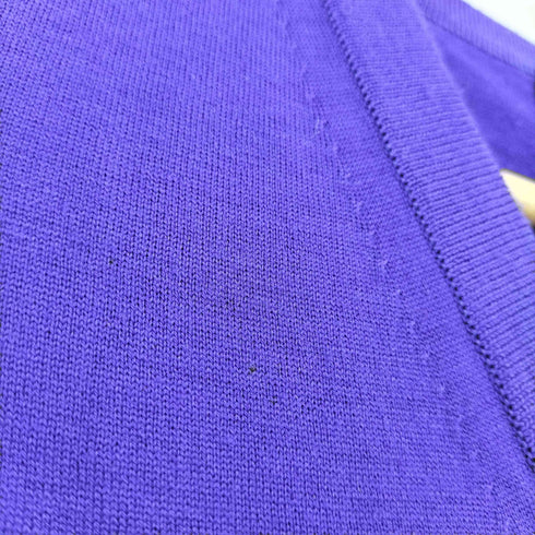 ジョンスメドレー JOHN SMEDLEY 英国製 ウール Vネック カーディガン レディース S