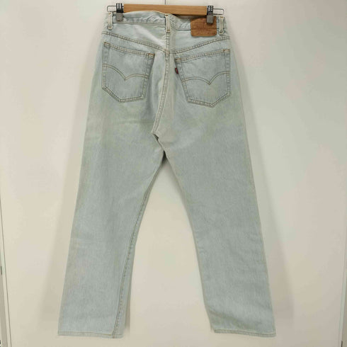 リーバイス Levis 80S USA製 ボタン裏555 刻印 バレンシア工場製 501×× アイスウォッシュ ボタンフライ ストレート デニム パンツ 88年2月製 メンズ W34L36