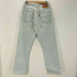 リーバイス Levis 80S USA製 ボタン裏555 刻印 バレンシア工場製 501×× アイスウォッシュ ボタンフライ ストレート デニム パンツ 88年2月製 メンズ W34L36