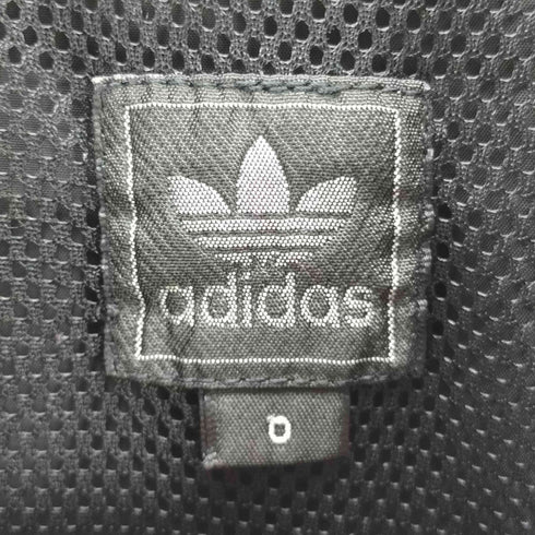 アディダス adidas STY Windbreaker JKT ウインドブレーカー ジャケット トレフォイルロゴ 黒金 3ストライプ 裏地メッシュ 裾ドローコード Y2K メンズ O