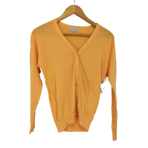 ジョンスメドレー JOHN SMEDLEY 英国製 コットン Vネック カーディガン レディース XS