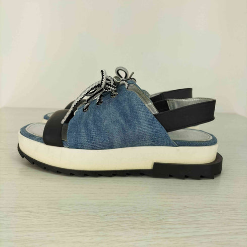 ディーゼル DIESEL デニム フラットサンダル レディース EUR:35