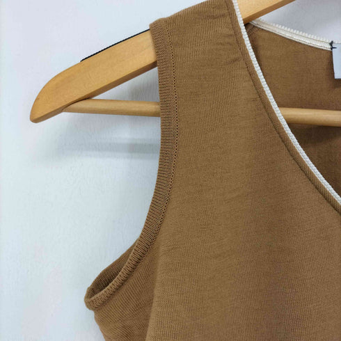 ジョンスメドレー JOHN SMEDLEY 英国製 旧タグ エクストラファインメリノウール ニットベスト レディース S