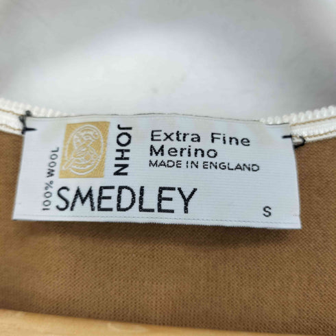 ジョンスメドレー JOHN SMEDLEY 英国製 旧タグ エクストラファインメリノウール ニットベスト レディース S