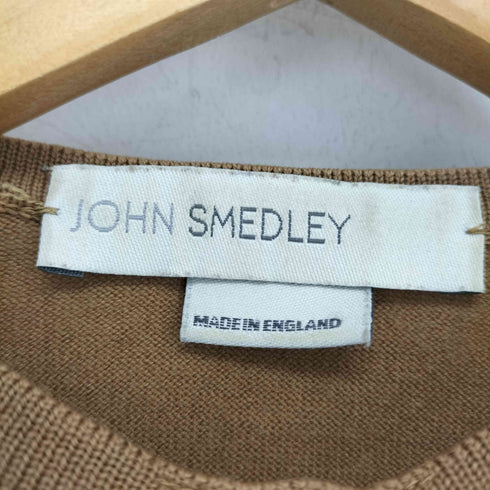 ジョンスメドレー JOHN SMEDLEY 英国製 エクストラファインメリノウール カーディガン レディース S