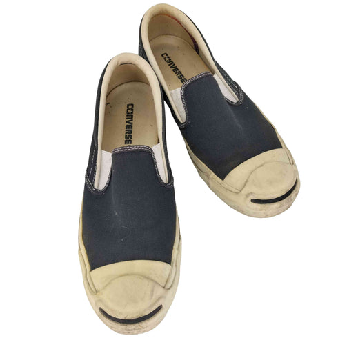 コンバース CONVERSE JACK PURCELL WASHOUT SLIP-ON CHARCOAL メンズ CONVERSE:8