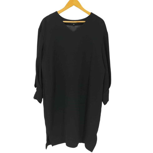 バーニーズニューヨーク BARNEYS NEWYORK パフスリーブ Vネック ワンピース レディース EUR:38