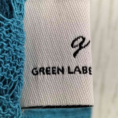 グリーンレーベルリラクシング GREEN LABEL RELAXING コイルクロシェ ノースリーブ ニット プルオーバー -ウォッシャブル- レディース FREE