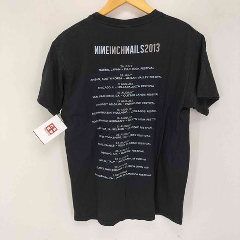 ギルダン GILDAN バンドプリント クルーネックTシャツ メンズ JPN:M
