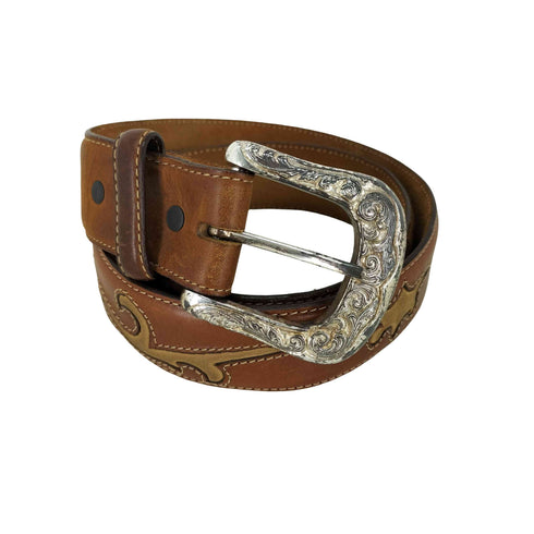 Silver Creek ウエスタンベルト メンズ 32