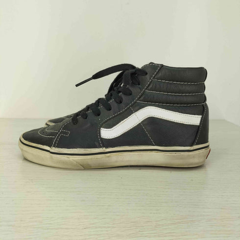 バンズ VANS Sk8-HI Aged Leather Black メンズ US:8