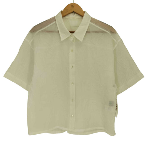 ユナイテッドアローズグリーンレーベルリラクシング UNITED ARROWS green label relaxing シアー レギュラーカラー シャツ レディース FREE