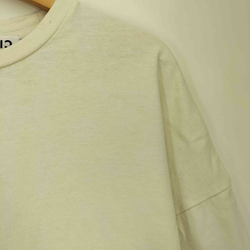 シテン CITEN ヘビーウェイト ロゴ刺繍 クルーネック Tシャツ レディース