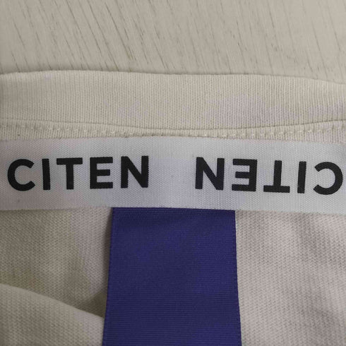 シテン CITEN ヘビーウェイト ロゴ刺繍 クルーネック Tシャツ レディース