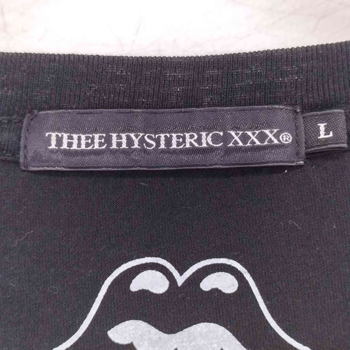 ジィヒステリックトリプルエックス Thee Hysteric XXX アーティストプリント クルーネック Tシャツ メンズ JPN:L