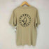 90S 95年コピーライト WILD OATSボディ バンドプリント クルーネック Tシャツ 裾袖シングル メンズ JPN:L