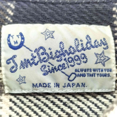 ティーエムティービッグホリデー TMT Bigholiday ヘビーフランネルシャツ メンズ JPN:L