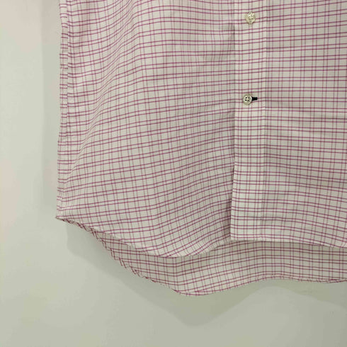 ランズエンド LANDS END ORIGINAL OXFORD チェック S/S ボタンダウン シャツ メンズ 39